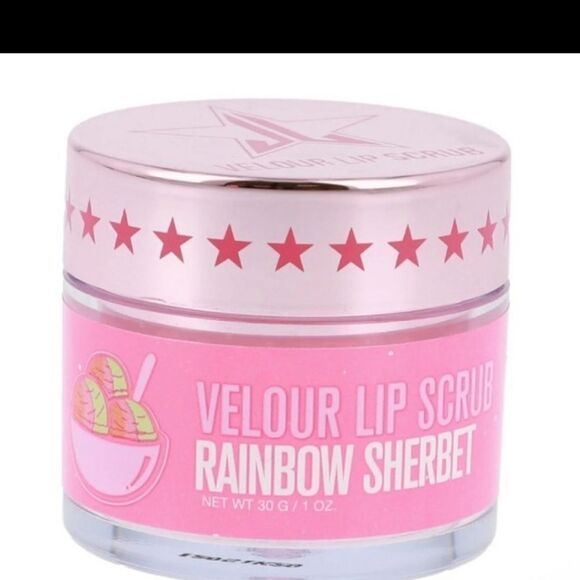 NEW NEVER OPENED Jeffree Star Rainbow Sherbet Lip Scrub RARE DISCONTINUED - Picture 7 of 8